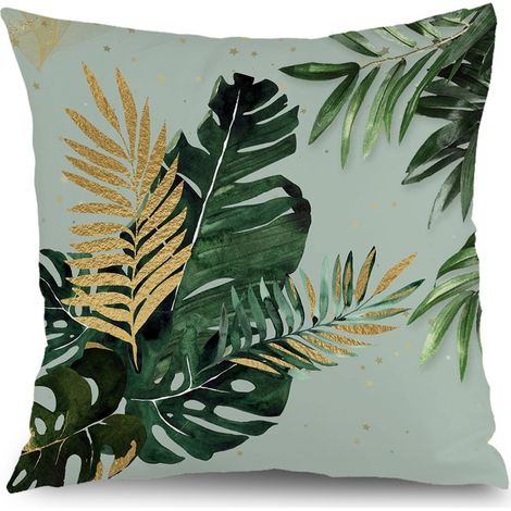 Housses de coussin extérieur floral, décoration terrasse balcon maison,50×50cm (1/5)