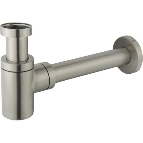 FugaFlow Eccelente Sobrado Siphon lavabo bas Inox brossé (1/4)
