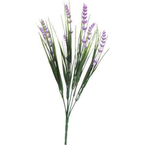 Flor artificial, adorno, arreglo floral, flor artificial, flor falsa para interior, jardín, fiesta en casa, morado claro (1/5)