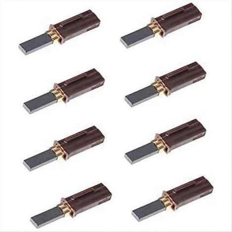 Lot de 8 balais de charbon pour moteur d'aspirateur Lamb 2311480, 333261 (1/5)