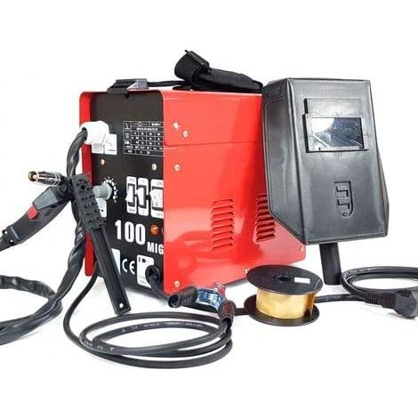 Poste à souder MIG 100 sans gaz – Soudage fil continu – Tension 230V – Intensité 30-100A – Protection IP21 – Ventilateur intégré – Prodiytools