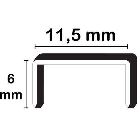 Punti per Fissatrice Pneumatica Mod 80 Mod 80 6 Romeo Maestri 10000 Pezzi