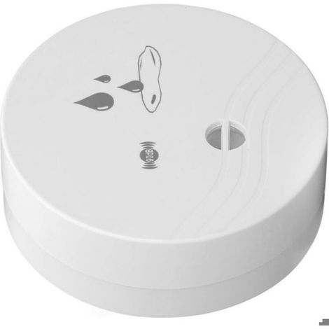 Détecteur De Fuite D Eau - Alarme Sonore 100 Db - Capteurs Métalliques À 3 Points - Pour Salle De Bain Sous Sol Piscine - 1 Pièce (1/5)
