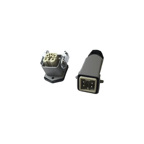 Connecteur multi broche complet prise droite 4 connectiques ref: CMB04TTD010