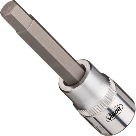 Steckschlüsseleinsatz ∙ V7158-5 ∙ 3/8 Zoll (10 mm) Vierkant hohl ∙ Innen Sechskant Profil ∙ SW 7 mm (1/2)