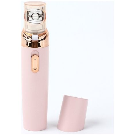 2025 Neues wiederaufladbares 2-in-1-Gesichtshaarentfernungsgerät für Frauen, wasserdicht, rosa, 1 Stück. (1/4)