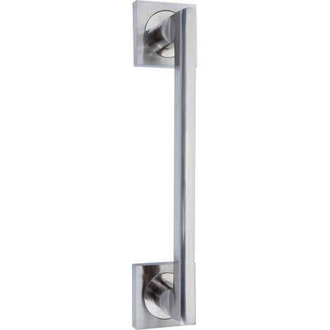 Manillón aluminio roseta cuadrada 210mm níquel satinado Rental (1/2)