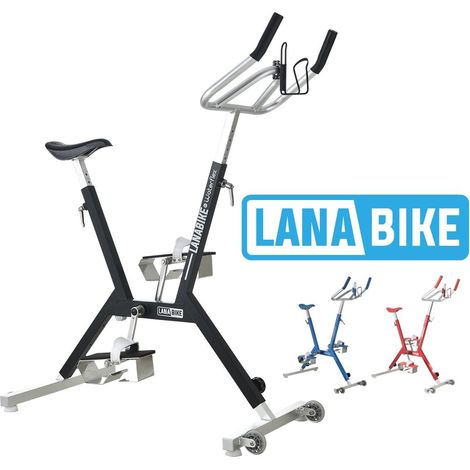 Aquabike Aluminium Lanabike Waterflex 9.5kg - Cadre aluminium anodisé - Musculation/Aquafitness