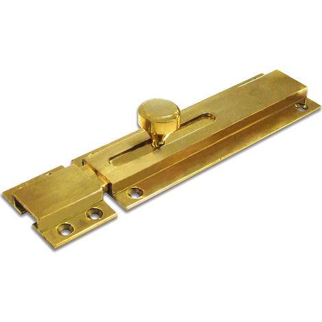 Catenaccio trasversale profilato 150 x 38 mm. - in ottone