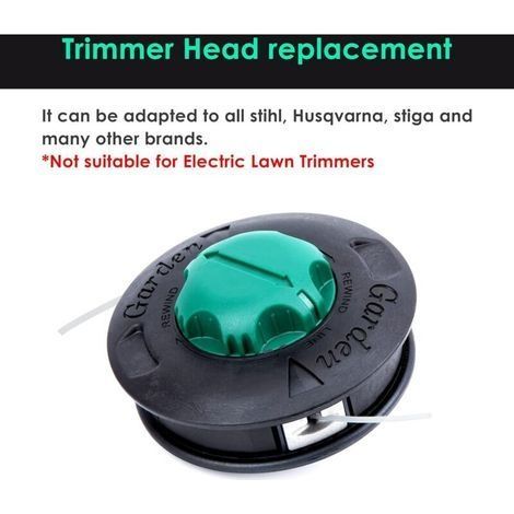 2-teiliger Load E Go Kopf Freischneiderkopf, OLEOMAC, 130 mm, M 10x1,25 F, Universal-Metall-Freischneiderkopf, passend für alle Stihl- und Husqvarna-Freischneider (1/4)