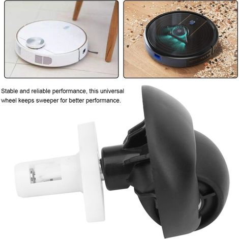 Flexibles Universalrad für EUFY RV850 Saugroboter ABS und Metall Ersatzteilset (Rad + Verbinder + Schrauben) (1/5)