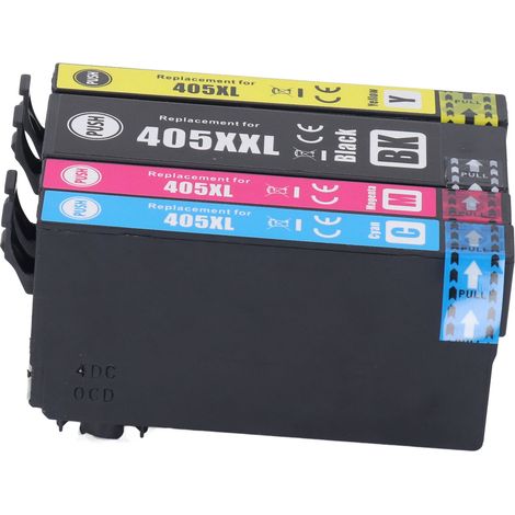 Tintenpatronen (Schwarz, Cyan, Magenta und Gelb) für den WorkForce Pro WF 3820DWF Drucker (1/5)