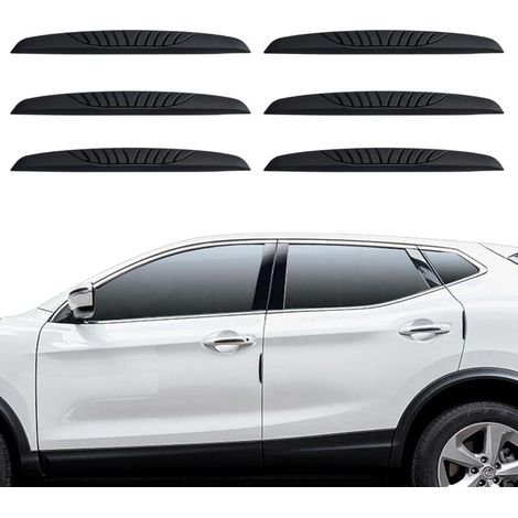 Set of 6 car door protectors, car door edge protectors, anti-scratch car door protectors, self-adhesive, car rearview mirror edge protectors (1/3)