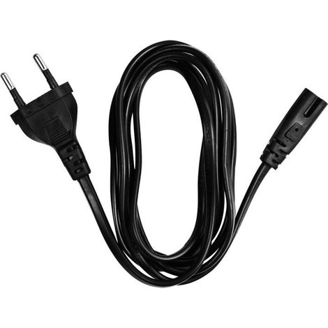 Ekon ECAPOWERIT15 Stromkabel Schwarz 1,5 m Netzstecker Typ C C7-Koppler