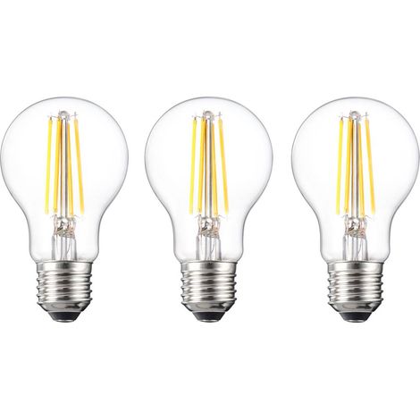 SYGONIX SY-4945176 LED CEE 2021 E (A - G) E27 6.5 W = 60 W BLANC CHAUD (Ø X H) 60 MM X 105 MM À FILAMENT, NON DIMMABLE 3 PC(S) (1/4)