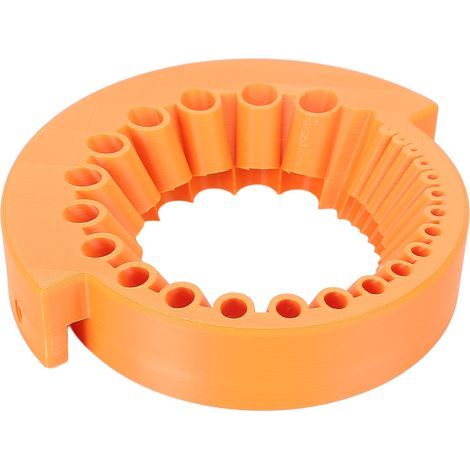 ABS-Bohrerschärfer, elektrisches Schleifzubehör, Winkelschleifer mit großem Schneidblatt für 2–13 mm Bohrer, 125 mm (1/5)