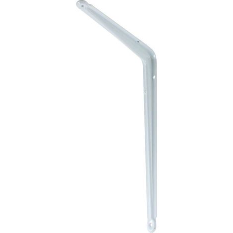 TrAdE Shop Traesio - Reggimensola Supporto Staffa Reggi Mensola In Metallo 25x30cm Bianca -