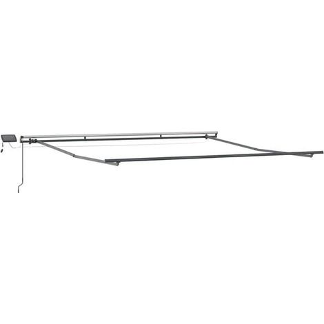Cadre de store en aluminium couleur anthracite, 500 × 350 cm (1/5)