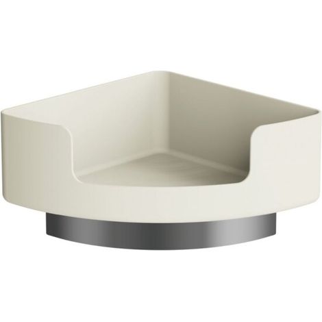 HEWI 802.03B220 99 Étagère d'angle, mat, fixation murale (1/2)
