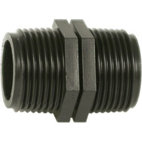 RACCORDO POLIPROP NIPPLO 1/2 X 1/2 Q.TA 50