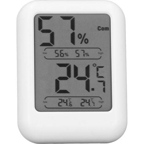 Hochpräzises, tragbares digitales Innenthermometer und Hygrometer mit Magnet, elektronischer Temperatur- und Feuchtigkeitsmessung, schnelle Anzeige, für Zuhause und Büro (1/5)