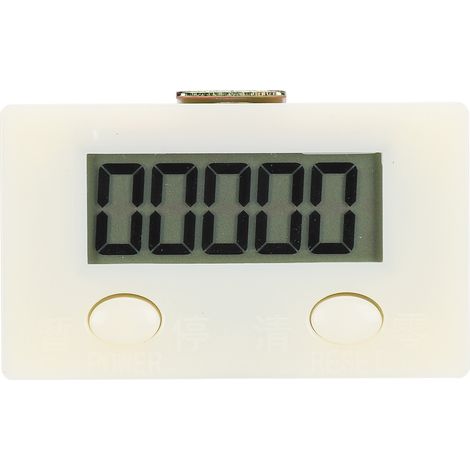 Compteur électronique à affichage LCD 5 chiffres induction magnétique pour presse pile intégrée modèle HX-5A (1/5)