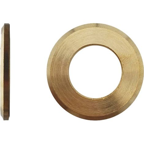 100 Rondelles Plates Etroites Usinées M10 mm - NFE 25514 - Laiton - D-Work