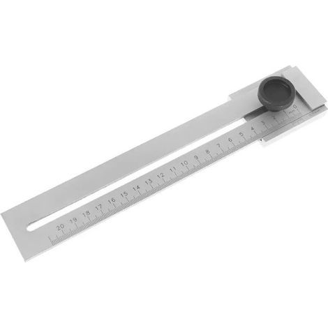 Règle de marquage parallèle de 200 mm, acier au carbone, outil de mesure de longueur (1/3)