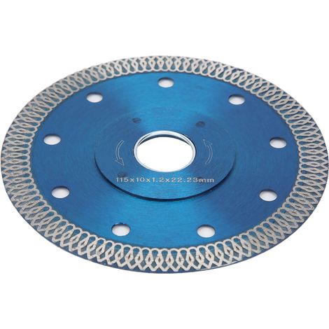 Disque diamant 115mm, lame de coupe 1,2 x 22,23mm, meule à tronçonner pour meuleuse d'angle, découpe précise du métal et carrelage, lot de 1 (1/4)