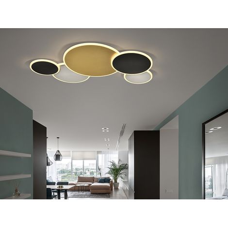 PLAFON UMBRA GRAN ORO-NEGRO-BLANCO (1/3)
