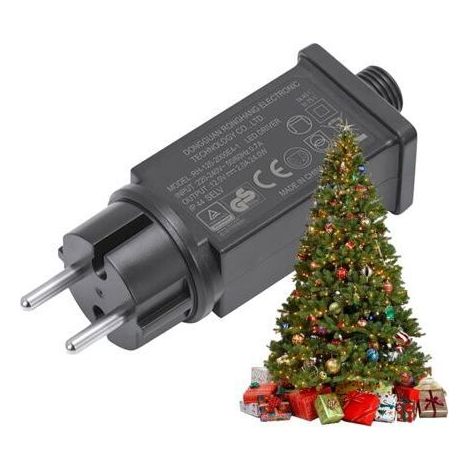Netzteil für Lichterketten – 12-V-Netzteil mit EU-Stecker für Lichterketten, IP44 wasserdichter Transformator für Dekorationszwecke (1/5)