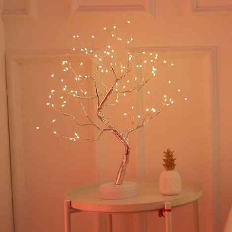 Arbre Lumineux LED Lumière Arbre Décoration de Chambre Utilisation Intérieur Lumières Décoratives pour Fête, Mariage, Noël (1/4)
