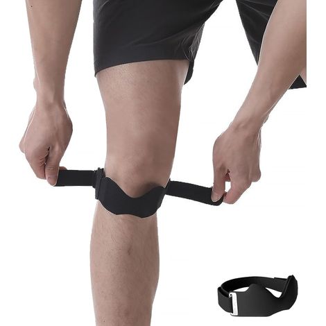Patella Tendon Bandage, Patella Knee Support Adjustable Knee Support, Patella Bandage for Men and Women, Patella Tendon Knee Support Meniscus Bandage for Football, Basketball, Running, Tennis (Pack of (1/5)