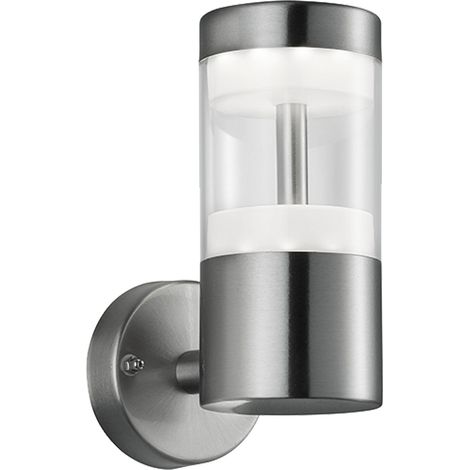 REALITY LEUCHTEN LED-Wandleuchte RL126, Wandlampe Außenleuchte, 7W 18,5cm