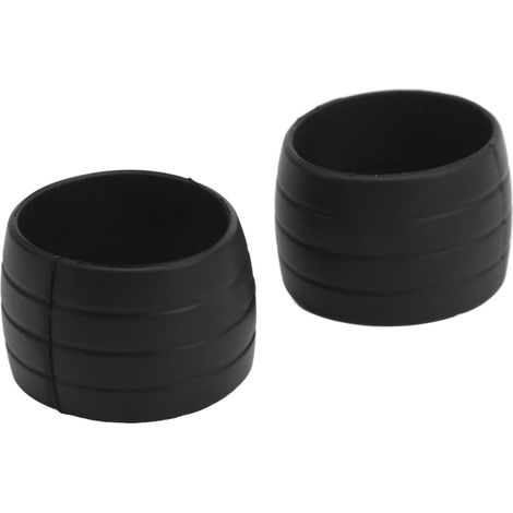 Sangle antidérapante en silicone pour guidon de vélo de course - Paire noire (1/5)