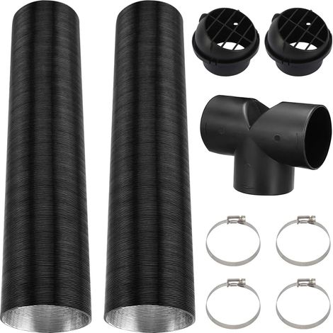 Accessori per riscaldatori ausiliari da 75 mm, tubo flessibile per riscaldamento auto, accessori per riscaldatori da parcheggio, condotto flessibile per riscaldamento, per riscaldatori da parcheggio d