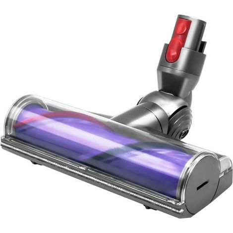 Spazzola elettrica Ulisem compatibile con gli aspirapolvere Dyson V7, V8, V10 e V11, spazzola elettrica a trasmissione diretta, spazzola turbo elettrica a sgancio rapido per pavimenti duri e tappeti (1/4)
