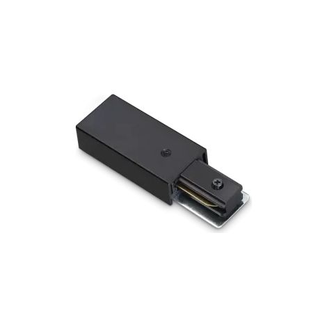 TESTATA DI ALIMENTAZIONE PER LINK-1 PHASE SURFACE ON-OFF MONOFASE NERO L 109 x H 18 x P 22,5 mm