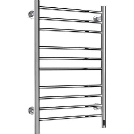 Reina Arnage Dry Electric Heated Towel Rail 800mm H x 500mm W Polished (1/4)