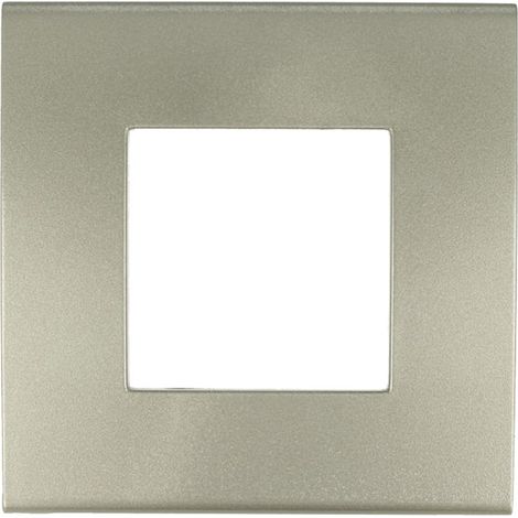 Placca Confort 502 2M Moduli Ttitanio Compatibile Vimar Arke' SD98002-07 (1/2)