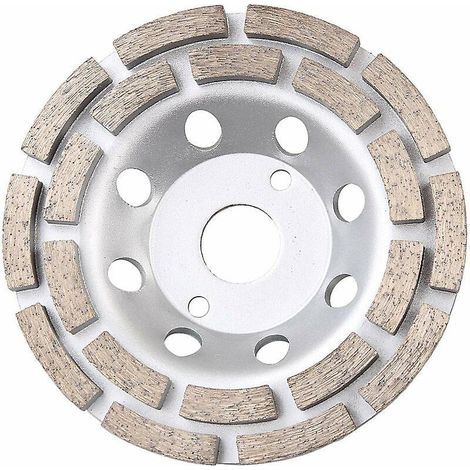 Diamantschleifscheibe für Beton 125 x 22,23 mm / 4,92" x 0,87", Doppelbereich-Diamantschleifscheibe für Beton, Marmor, Granit, Stein, Zement (1/5)