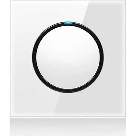 Panneau de commande LED rond de 86 mm - Verre trempé, blanc, une commande de facturation - (1/5)