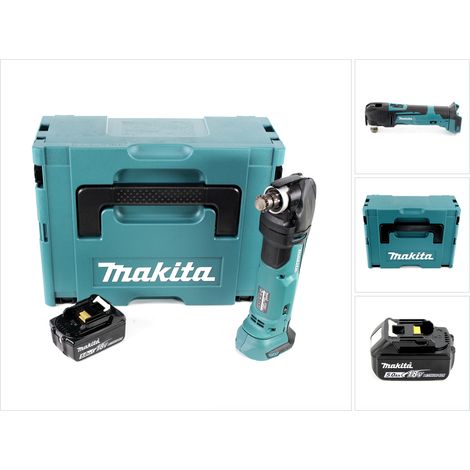 Makita DTM 51 T1J 18V Li-Ion Akku Multifunktionswerkzeug im Makpac + 1x BL 1850 B 18V - 5,0 Ah Li-Ion Akku - ohne Zubehör, ohne Ladegerät