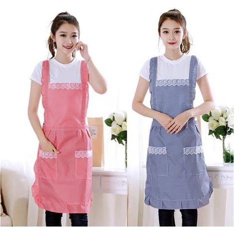 Tablier de cuisine sans manches, double poche, imperméable et résistant aux huiles, nettoyage domestique, homme/femme (1/4)