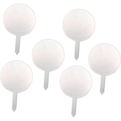 Lot de 6 étiquettes acryliques pour plantes, marqueurs de jardin, panneaux nominatifs créatifs pour poteaux de jardin (1/5)