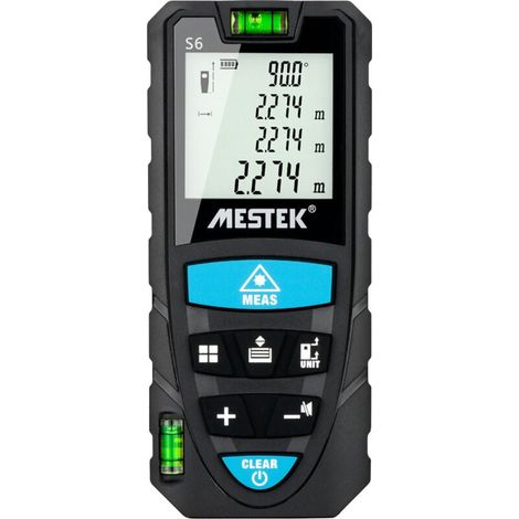 Télémètre Laser 50m, Niveaux à Bulle Mètre Laser Numérique ±2mm avec Rétroéclairage LCD & Affichage 4 Lignes, IP54 Distance Surface Volume Mesure,1155029.5(mm),Piles non incluses (1/4)