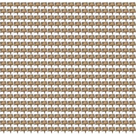 Packung mit 400 DIY-Vierkantnägeln (4–7 mm) für Lederwaren, Taschen, Schuhe, Gürtel – Bronze, 4 mm (1/5)