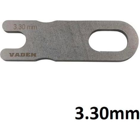 Lame de compensateur d'entretoise de réglage d'injecteur Volvo 3,30 mm  VAD130005027