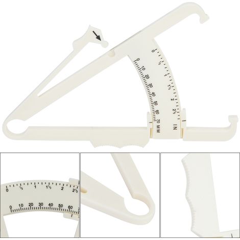 1PC Pince à Graisse Corporelle pour Test de Masse Grasse, Outil de Mesure Précise des Plis Cutanés
