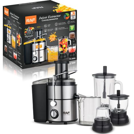 Presse-fruits pour enfants en acier inoxydable RAF/robot culinaire/extracteur de jus séparateur R.2806 (1/5)
